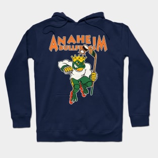 Retro Defunct Anaheim Bullfrogs Roller Hockey Hoodie